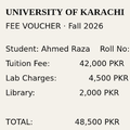 Fee voucher screenshot thumbnail